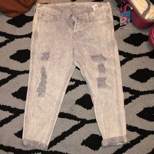 Women’s 13 Hollister distressed jeans